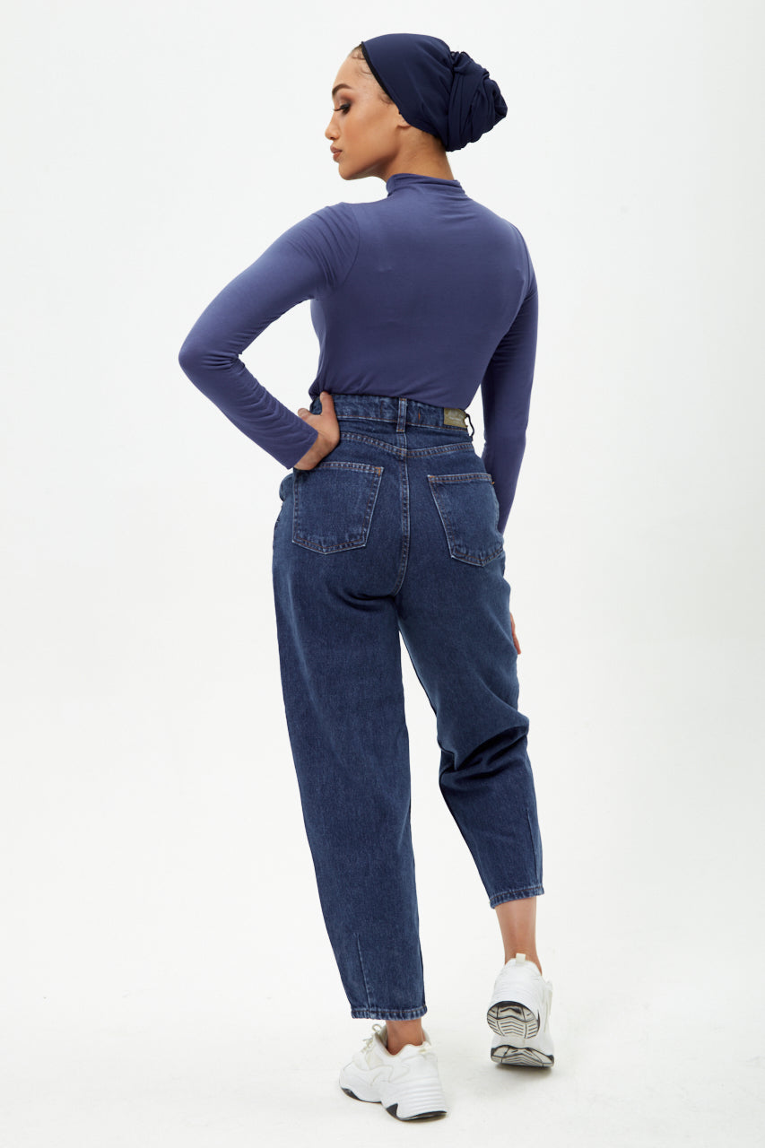 Dilvin High Waist Tapered Jeans